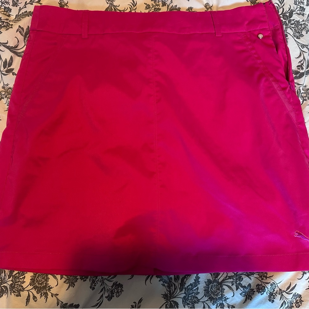 Puma Bold Pink Golf Skort sz10